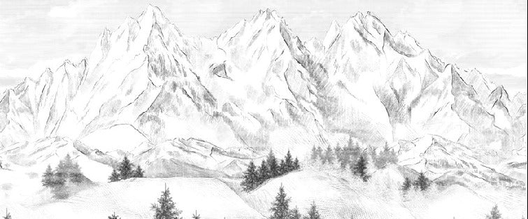 Sfondo della montagna di Chamonix