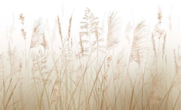 Papier peint fleur des champs de blé, XXL, tendance