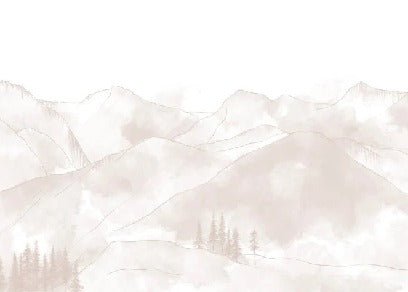 Papier peint panoramique Aravis beige, XXL, tendance