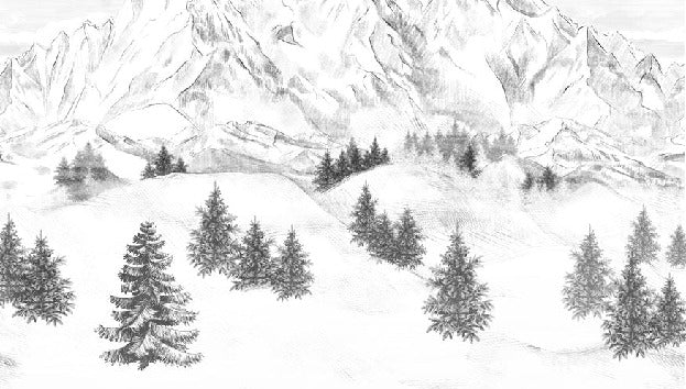 Sfondo della montagna di Chamonix