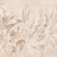 Elegante carta da parati della giungla polverosa