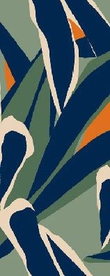 Papier peint panoramique esquisse végétale, XXL, tendance