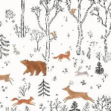Carta da parati dello spirito della foresta per bambini