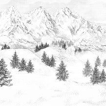 Sfondo della montagna di Chamonix