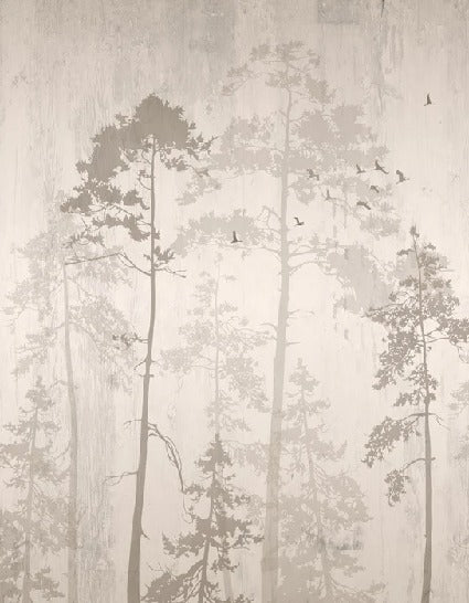 Carta da parati foresta autunnale