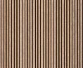 Carta da parati a strisce di legno effetto quercia