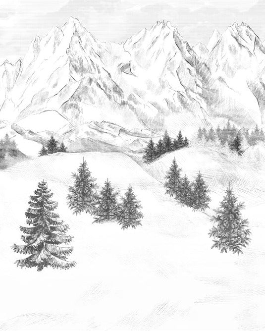 Sfondo della montagna di Chamonix