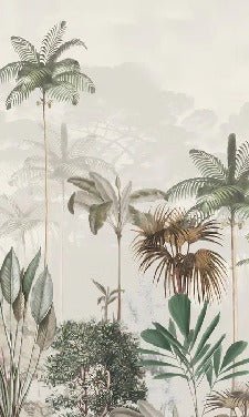 Papier peint panoramique jungle eden vert, XXL, tendance