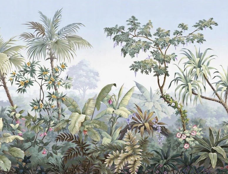 Carta da parati Nostalgic Jungle