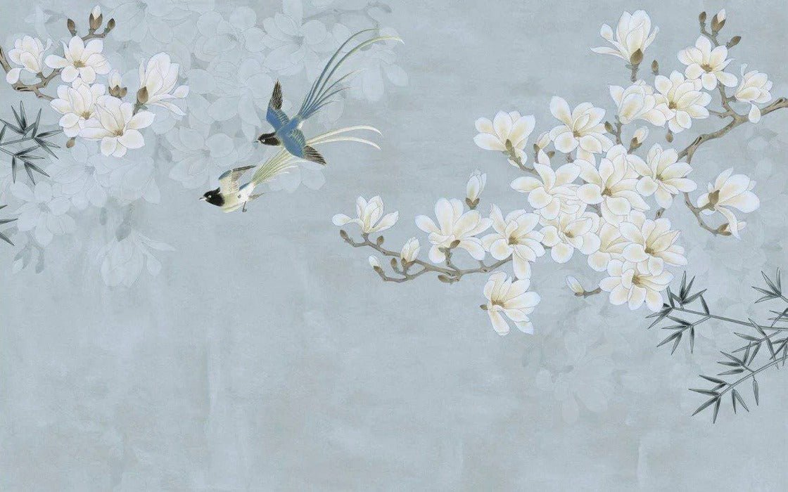 Carta da parati Floral Bird