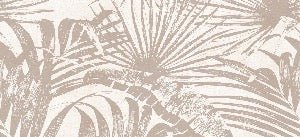 Carta da parati monocromatica con foglie di giungla