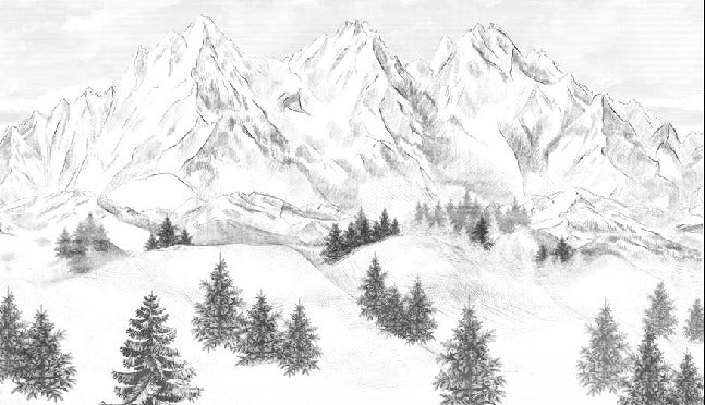 Sfondo della montagna di Chamonix