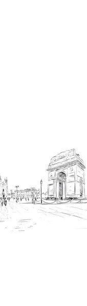 Monumento mondiale in bianco e nero