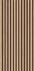 Carta da parati a strisce di legno effetto quercia
