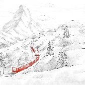 Papier peint panoramique Mont Cervin, XXL, tendance