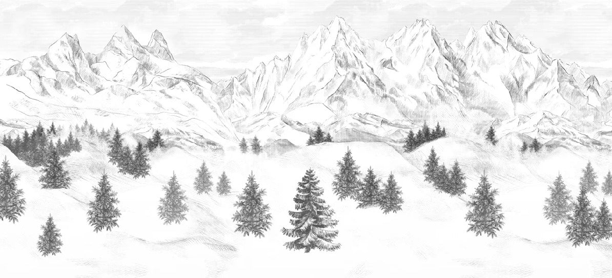 Papier peint Aiguilles d'Arves, XXL, tendance