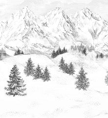 Sfondo della montagna di Chamonix