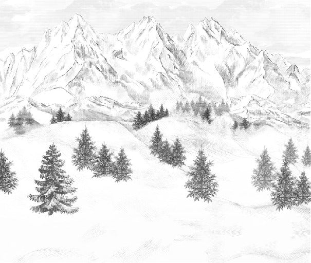 Sfondo della montagna di Chamonix
