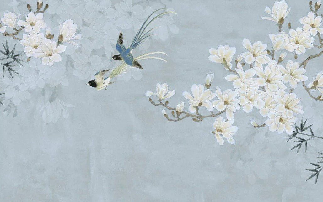 Carta da parati Floral Bird