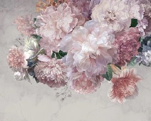 Papier peint panoramique pivoines, XXL, tendance