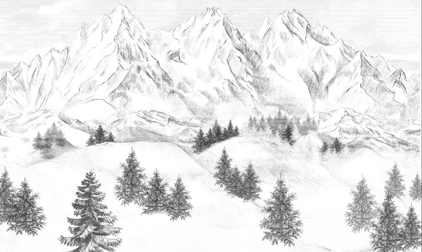 Sfondo della montagna di Chamonix
