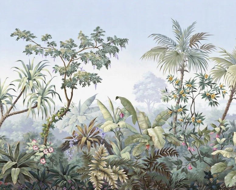 Carta da parati Nostalgic Jungle