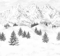 Sfondo della montagna di Chamonix