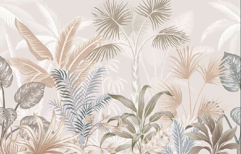 Papier peint panoramique jungle terracotta, XXL, tendance