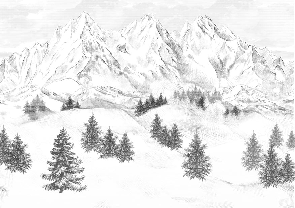 Sfondo della montagna di Chamonix