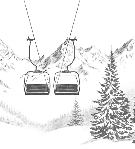 Carta da parati Alpine Immersion