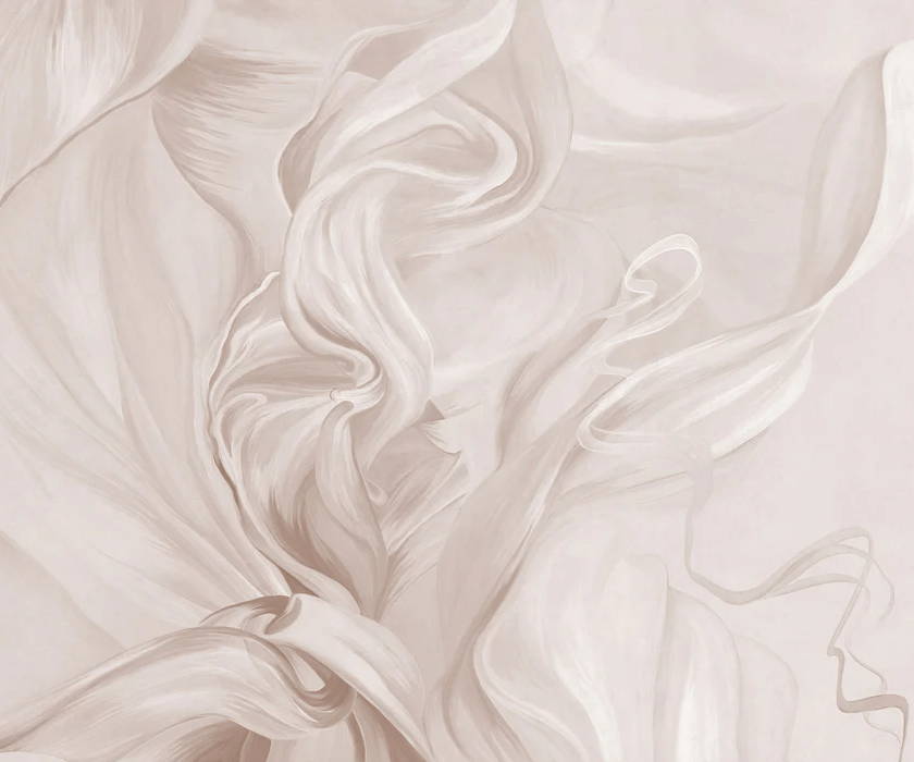 Carta da parati contemporanea – sublime flow sepia