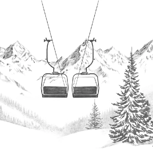 Carta da parati ad immersione alpina