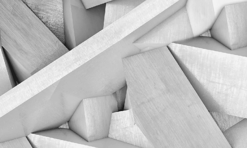 Papier peint 3D design architectural béton - Muralconcept