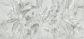 Papier peint élégante jungle sauge
