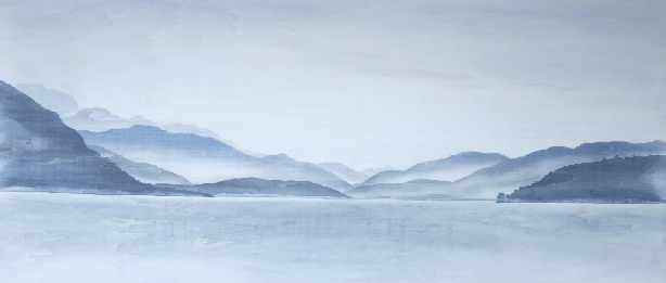 Carta da parati di Annecy | Carta da parati Les Bleus du Lac
