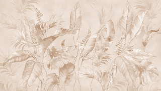 Papier peint élégante jungle poudrée