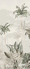 Papier peint panoramique jungle eden vert, XXL, tendance