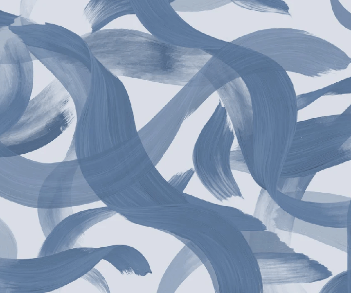 Carta da parati contemporanea – Blu vibrante