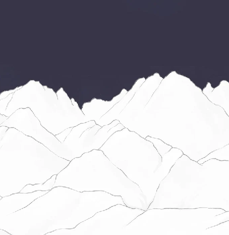 Papier peint panoramique massif des Écrins - Muralconcept