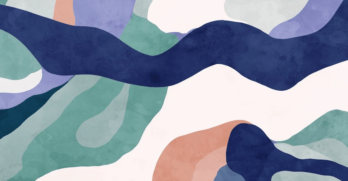 Papier peint abstrait ondulation - Muralconcept