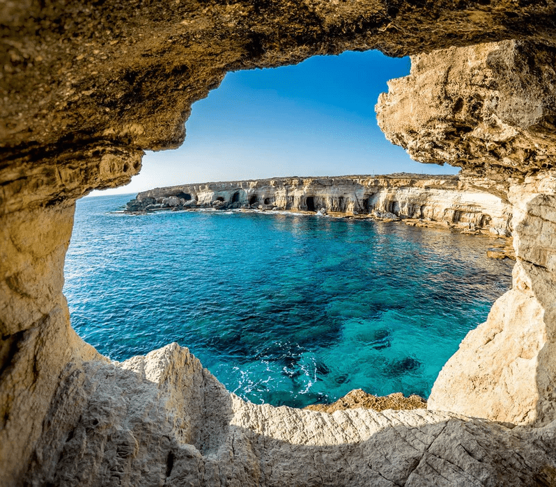 Papier peint salle de bain grotte marine - Muralconcept