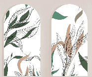 Papier peint flore architecturale - Muralconcept