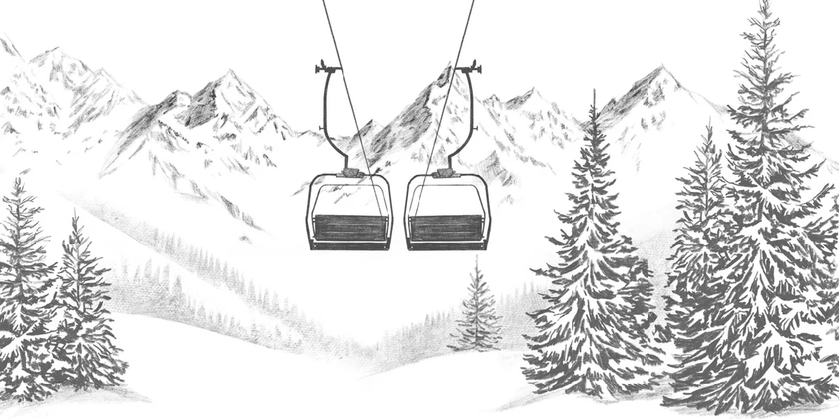 Papier peint immersion Alpine - Muralconcept