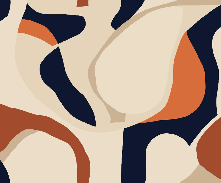 Carta da parati armonia contemporanea