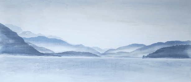 Carta da parati di Annecy | Carta da parati Les Bleus du Lac