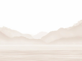 Carta da parati Annecy e il suo tranquillo lago beige