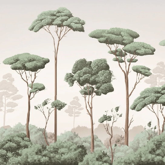 Carta da parati Brezza leggera nella pineta