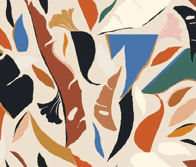 Papier peint contemporain végétal - Muralconcept