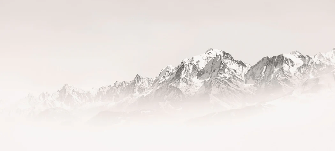 Papier peint matin brumeux Mont Blanc, XXL, tendance