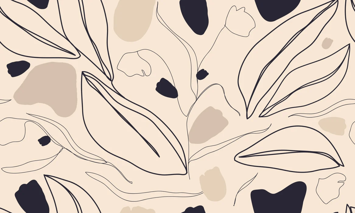 Papier peint design épuré nude